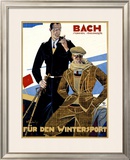 Bach, Fur den Wintersport Framed Giclee Print by Julius Ussy Engelhard