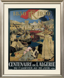 Centenaire en Algerie Framed Giclee Print by Leon Cauvy