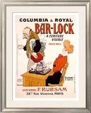 Bar-Lock Framed Giclee Print by Grignon 