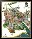 Dublin, BR Poster, 1954 Framed Giclee Print by Robert Edmund Lee