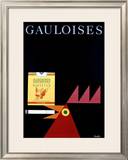 Gauloises Framed Giclee Print by Donald Brun