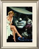 Against the Ropes Boxing Framed Giclee Print by Richie Fahey