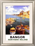 Bangor, Northern Ireland Framed Giclee Print by A.j. Wilson