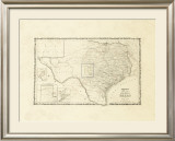 New Map of the State of Texas Prints