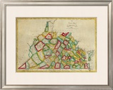 State of Virginia, c.1827 Framed Giclee Print by Robert Desilver