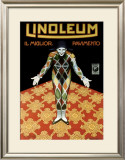 Linoleum Framed Giclee Print by Leonetto Cappiello