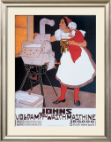 Johns Wash Machine Framed Giclee Print by Adolf Karpellus