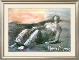 Reclined Figure Poster by Henry Moore