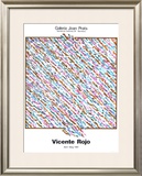 Galeria Joan Prats 1987 Limited Edition Framed Print by Vicente Rojo