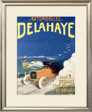 Auto Delahaye Framed Giclee Print by Miguel Andujo