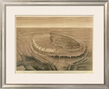Bird's Eye View of the Black Hills, c.1879 Framed Giclee Print by Henry Newton
