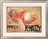 Pneus Jenatzy Framed Giclee Print by Georges Gaudy