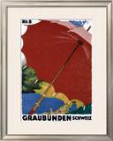 Graubunden, Schweiz Framed Giclee Print by Augusto Giacometti
