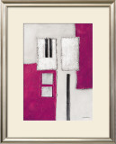 Purple Elements I Art by K. Kostolny