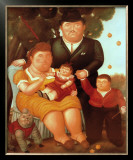 La Famiglia Posters by Fernando Botero