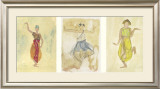 Cambodian Dancers Print by Auguste Rodin