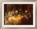 End of Dinner Prints by Jules-Alexandre Grün