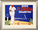 Echte Florida Zigaretten Framed Giclee Print by Langenberg 