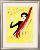 Liza Minelli Framed Giclee Print by Junot 