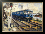 Glasgow Electric circa 1960s Framed Giclee Print by Terence Tenison Cuneo