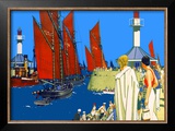 Lowestoft Framed Giclee Print by Kenneth Shoesmith