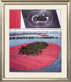 Surrounded Islands, Project for Biscane Bay, Greater Miami, Collage in Two Parts Prints by Christo 