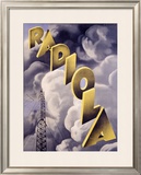 Radiola RKO Radio Station Impressão giclée emoldurada por Max Ponty Radiola RKO Radio Station Impressão giclée emoldurada por Max Ponty