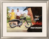 The 1959 Norton Road Holders Framed Giclee Print