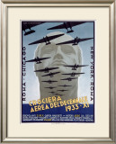 Croceria Aerea del Decennale Framed Giclee Print by Luigi Martinati