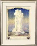 Northern Pacific Railroad, Yellowstone Framed Giclee Print by Edward Brener