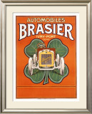 Autos Brasier Framed Giclee Print by Houtte 