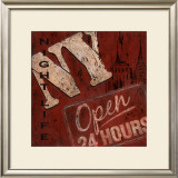 New York Nightlife Print by Eugene Tava