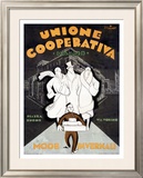 Unione Cooperativa Framed Giclee Print by Noel Fontanet