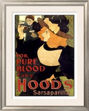 Hood's Sarsaparilla Framed Giclee Print by William H. Bradley