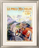 Neumáticos Michelin Lámina giclée enmarcada por Ernest Montaut Neumáticos Michelin Lámina giclée enmarcada por Ernest Montaut
