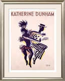 Katherine Dunham Framed Giclee Print by Paul Colin