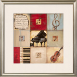 Feel the Music II Prints by Hakimipour-Ritter 
