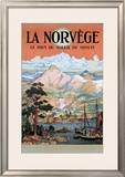 La Norvege Framed Giclee Print by Arent Christensen