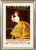 La Rose Jacqueminot Coty Framed Giclee Print by Leonetto Cappiello