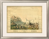 Comparative View of the Heights of the Principal Mountains in the World, c.1816 Framed Giclee Print by Charles Smith