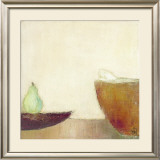 Flower and Pear Art by Juliane Sommer