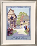 Pont-Audemar Framed Giclee Print by Alo (Charles-Jean Hallo) 