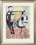 Harper's Weekly, November, 1896 Framed Giclee Print by Edward Penfield