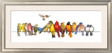 Large Bird Menagerie Prints by Wendy Russell