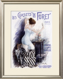 Corsets le Furet Framed Giclee Print by Manuel Robbe