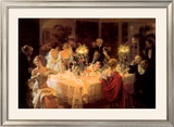 The Dinner Party Prints by Jules-Alexandre Grün