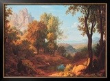 Midday, 1829 Pôsters por Johann Martin Von Rohden