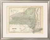 New York, c.1845 Framed Giclee Print by Sidney E. Morse
