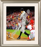 Johnny Damon Game Four of the 2009 MLB World Series Framed Photographic Print