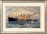 French Line Framed Giclee Print by Richard Rummell